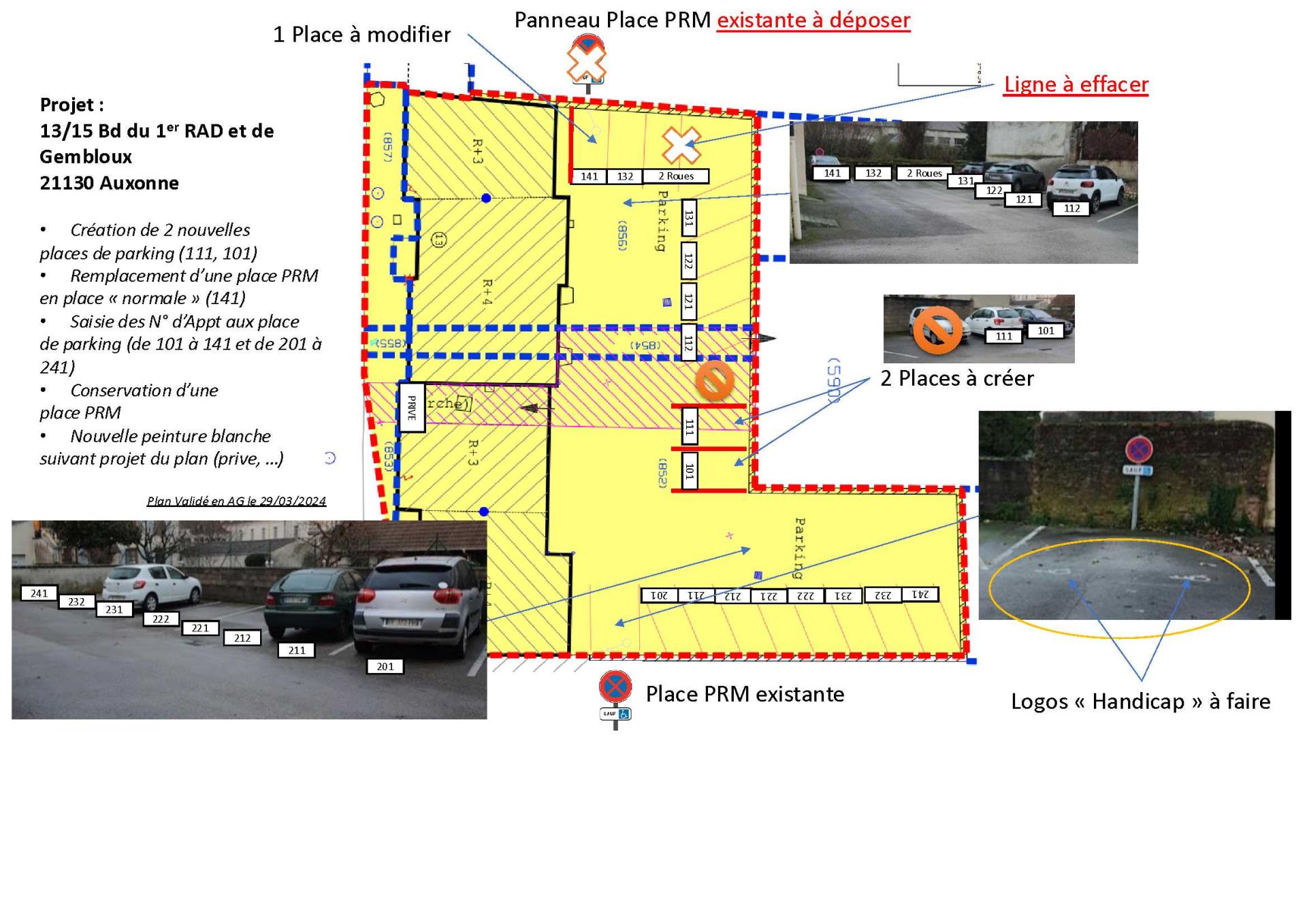 Plan projet parking 1er rad
